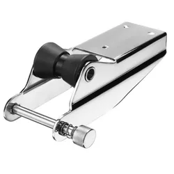 1pc Stainless Steel 316 Heavy Bow Anchor Roller Fixed Anchor Fairlead Marine Boat Docking Nylon Roller Spring Loaded Pin Prevent