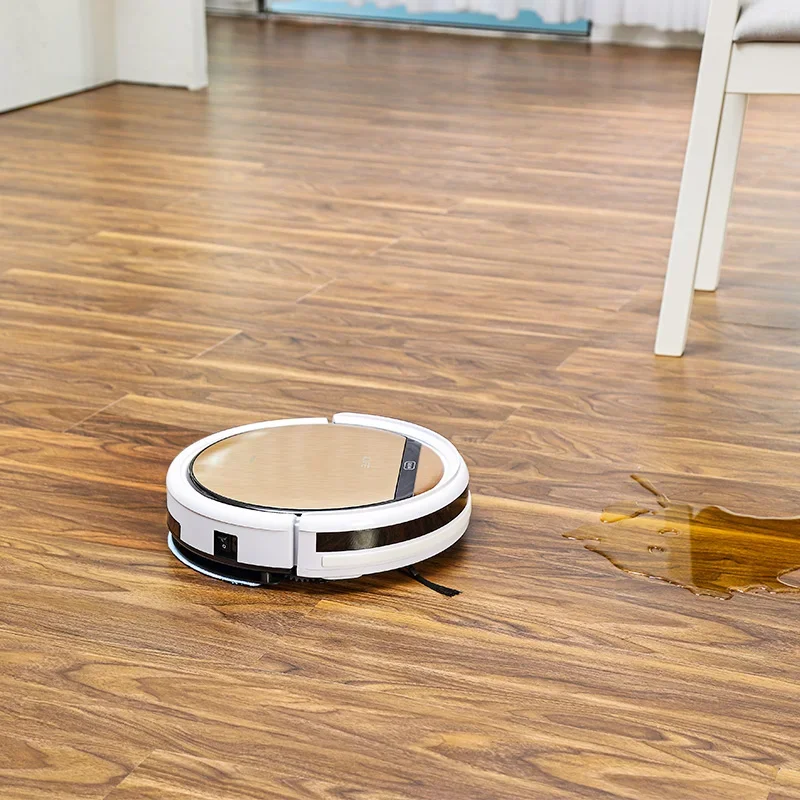 Original ILIFE V5S Pro Ultra Thin Robot Vacuum Cleaner Wet Mopping Pet Hair and Hard Floor Automatic Powerful Suction