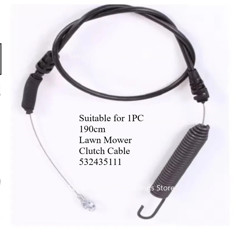 Suitable for 1PC 190cm Lawn Mower Clutch Cable   532435111