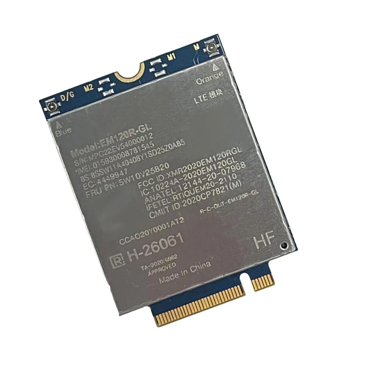 618 Mega Sale EM120R-GL 4G Module EM120R CAT12 600Mbps +2X10DB Antenna Kit for ThinkPad X1 Yoga 6th X13 Yoga P14s T14 T15 T15s