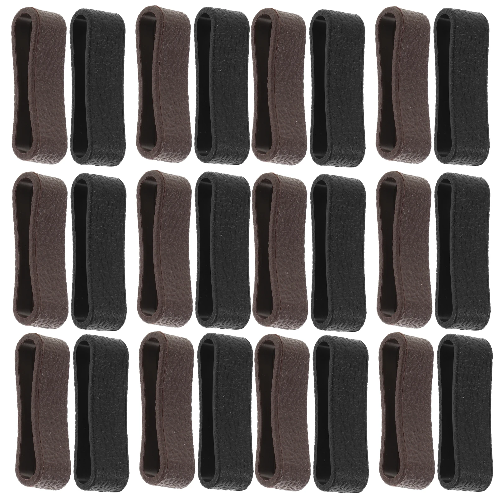 

20pcs Belt Ring Accessories Durable Band Loops Retainers Fixing Wide Keeper Connector Loop Holders for Men Women Role Props