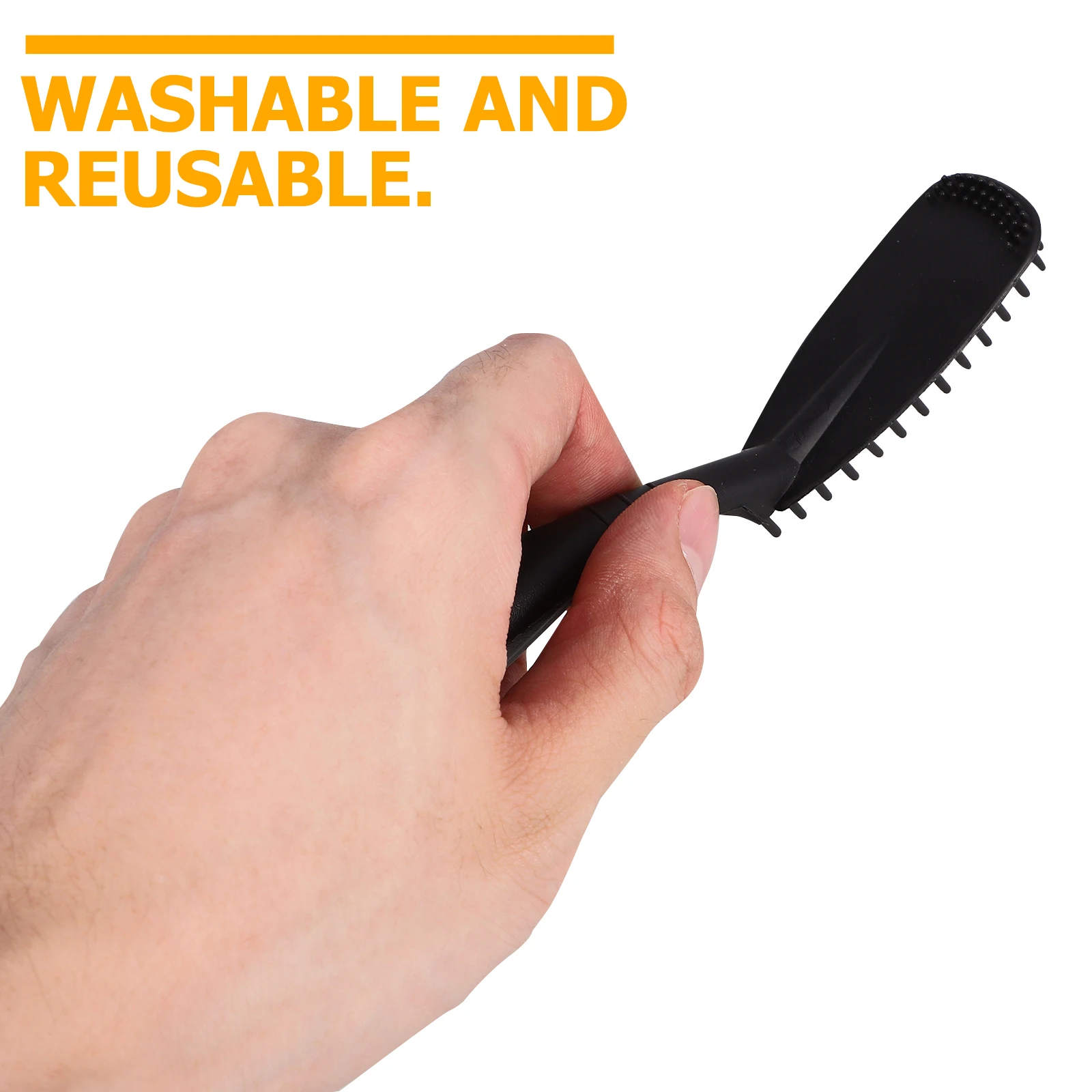 6 قطع من فرشاة تلوين الشعر، مشط صبغ وفرشاة شعر سهلة الإمساك، أمشاط فرش إبداعية يمكنك صنعها بنفسك أداة عصرية #6