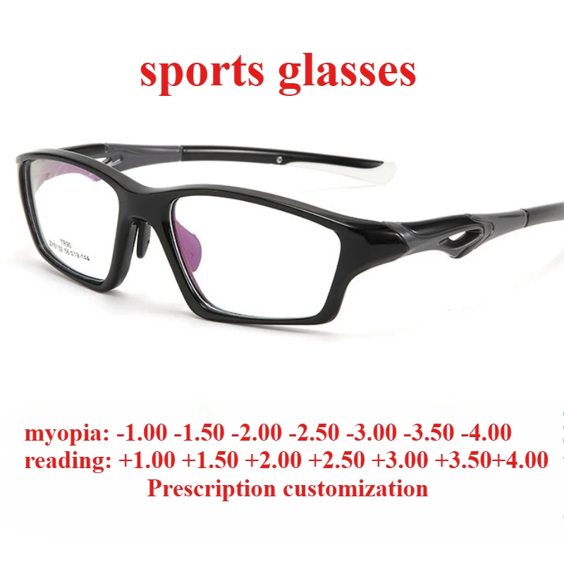 

56mm men's sports glasses anti-blue light reading glasses customized myopia astigmatism prescription