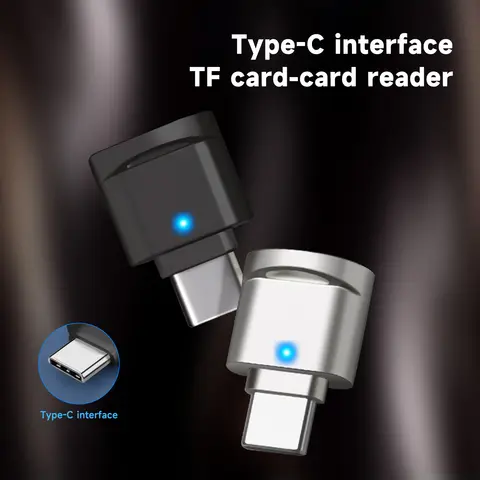 Mini Type-C USB 3.0 to SD Micro SD TF Card Reader Memory Card For Samsung Huawei Xiaomi Aluminum Cardreader