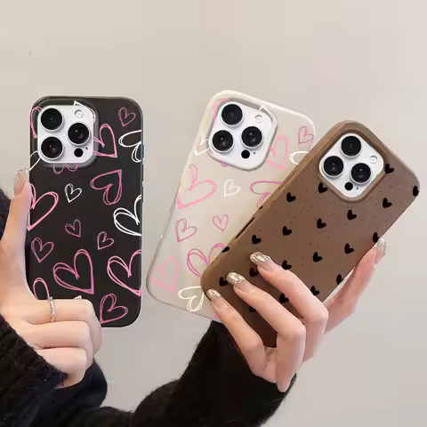For Infinix GT Note 30 40 Pro 50S Hot 50 Plus 8 9 Play 10 Lite 11S 12 Smart 10 7 TECNO Camon 40 Pro Graffiti Love Heart Cases