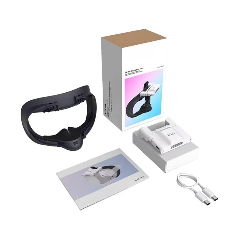 For Oculus Quest2 Air Circulation Cooling Mask Q2 VR Portable Magnetic Relief Fogging Fan Accessories