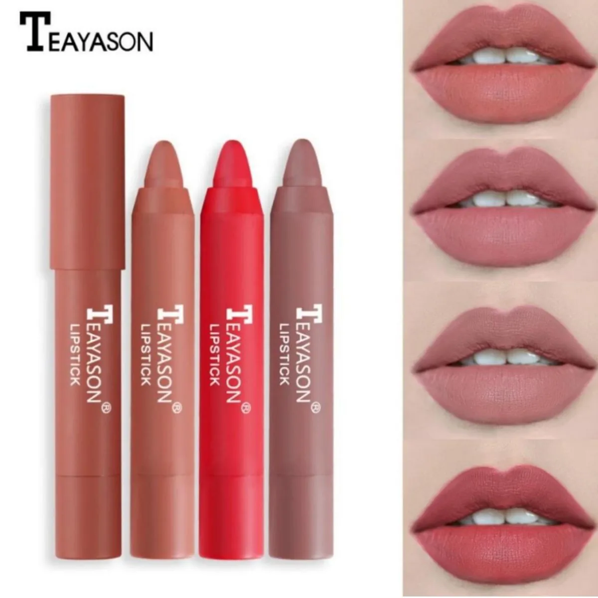 Matte velvet lipstick does not fade, does not stick to cup lipstick lipstick moisturizing lipstick pen nude earth red lipstick p