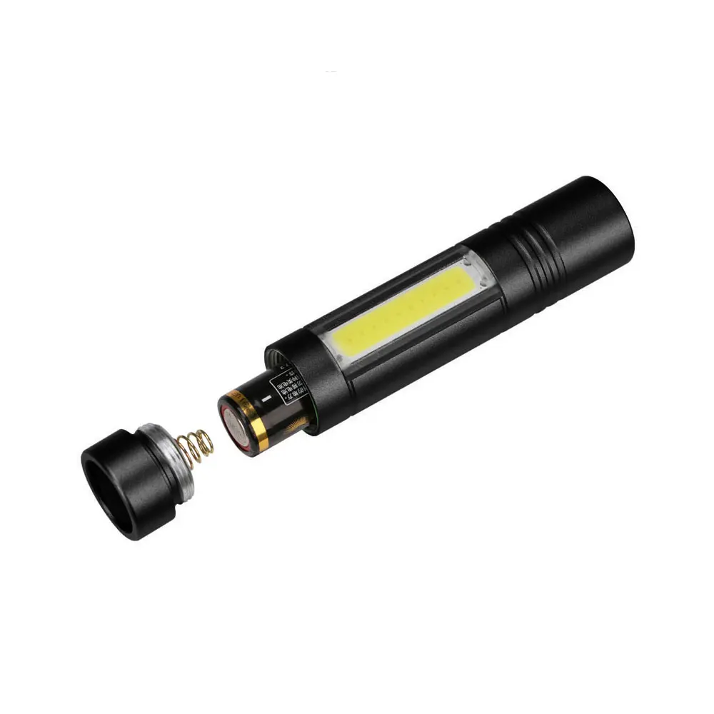 ANYIGEDEJU Portable Mini Working Inspection Flash light XPE+1*COB LED Multifunction Maintenance AA battery powered Flashlight