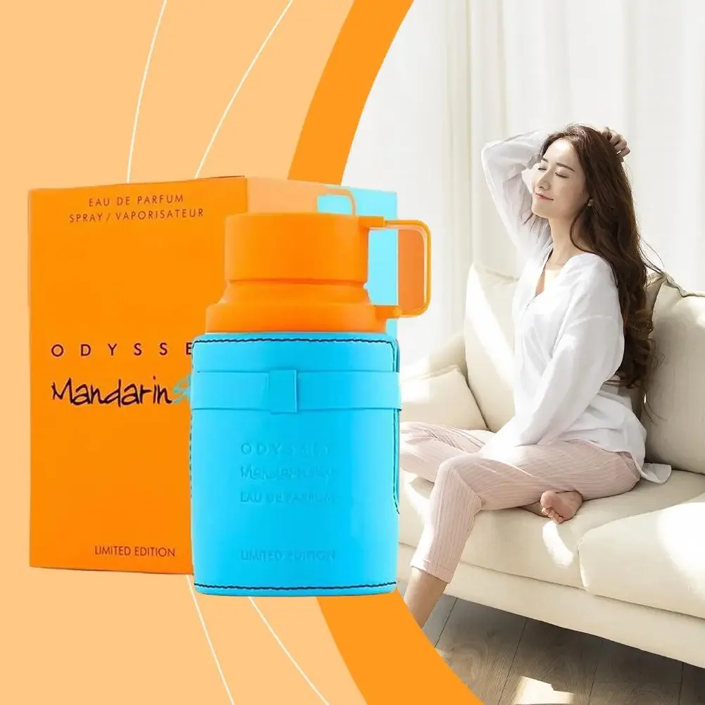 100 Ml Armaf Odyssey Mandarin Sky Eau De Parfum Perfume Man, Fresh And Citrus, Durable And Sophisticated Aroma view 3