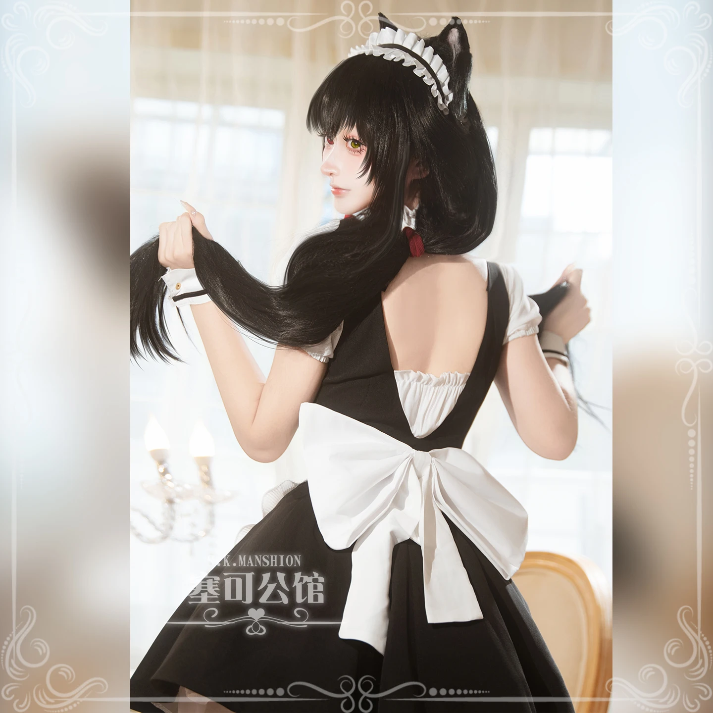 2026 Female Halloween Costumes Anime DATE A LIVE Tokisaki Kurumi Cosplay Costume Tokisaki Kurumi Maid Dress