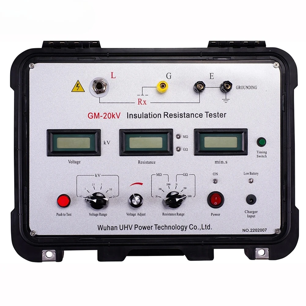 

GM-20kV Portable low-price intelligent insulation resistance tester