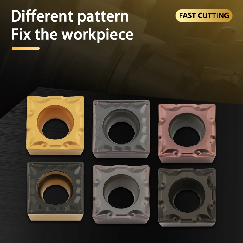 KaKarot ใส่คาร์ไบด์10Pcs SCMT09T302 SCMT09T304 SCMT09T308 AK อลูมิเนียมหมุนเครื่องมือ CNC Cutter