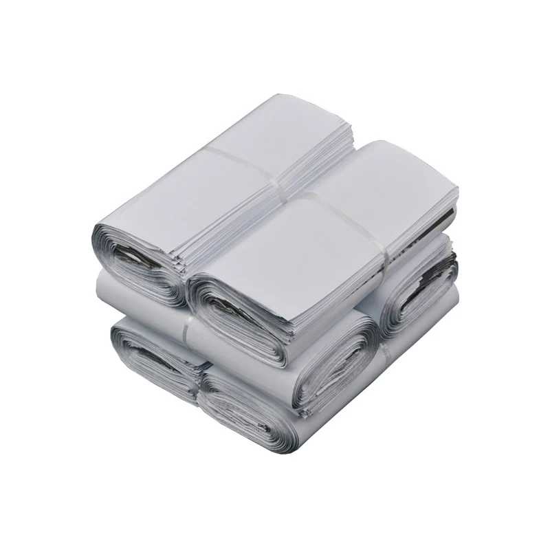 100Pcs/Lot Small Gift Bags White Plastic Courier Bag Self Seal Adhesive Shipping Envelope Waterproof Packaging Express Bag Pouch