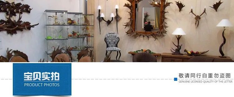 Woonkamer Eetkamer Kroonluchter Café Kledingwinkel Creatieve Hars Wit Gewei