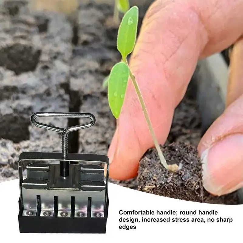 Seedling Soil Blocker Handheld Soil Blocking Tool Time Saving Environment-friendly For Farm Garden