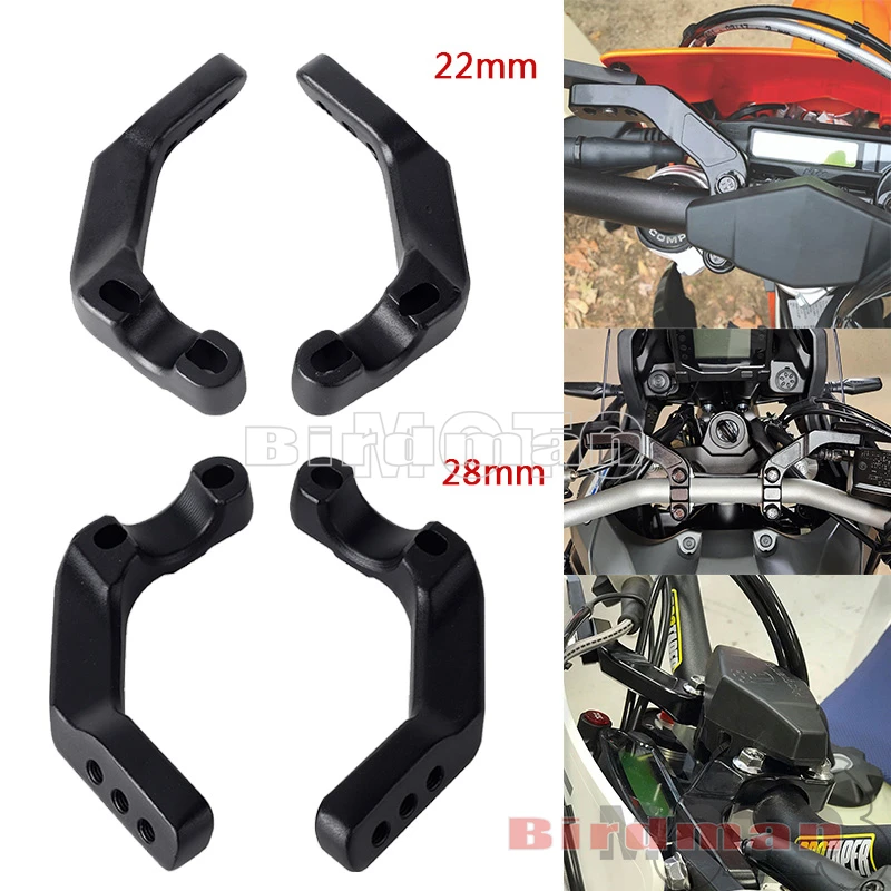 

Motocross Enduro Dirt Bikes Handguard Bracket 22mm 28mm Handlebar Mount Hand Guard Accessories For Honda Suzuki Yamaha Kawaski