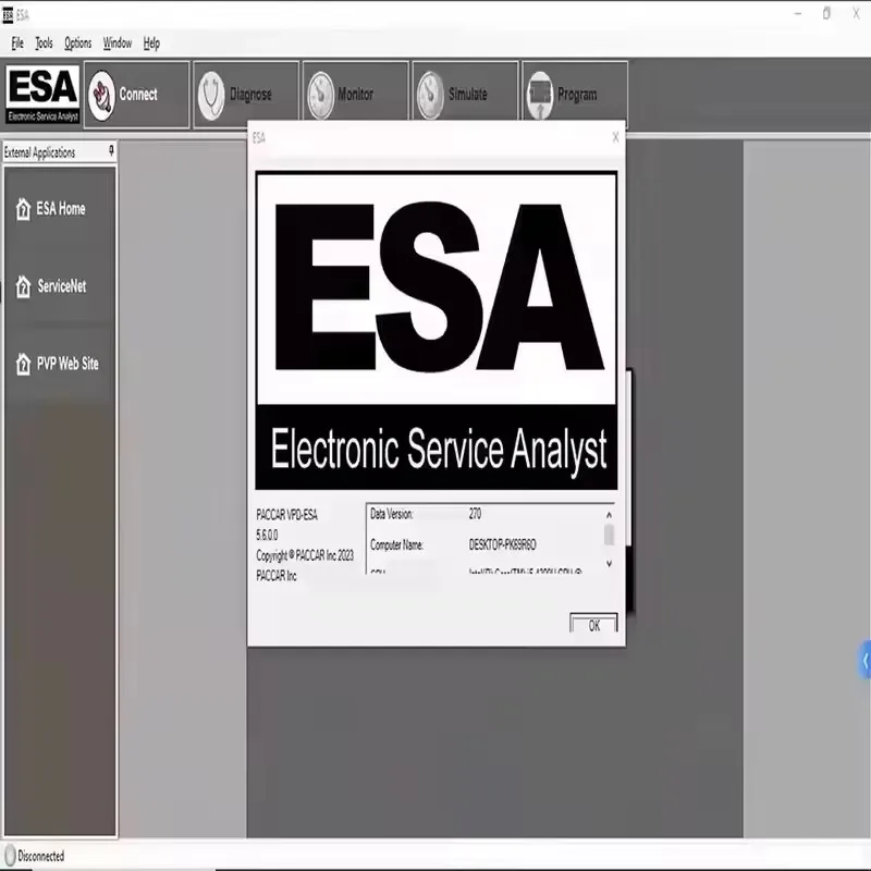 

Lastest 2023 Software ESA Electronic Service Analyst 5.6 + 2023 SW FLASH FILE+ free keygen UNLOCK for Paccar+ free help ESA 5.6