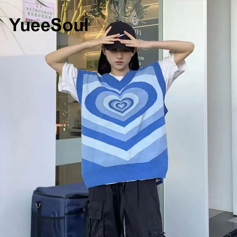 Pull Vintage Y2K pour Femme, Gilet Oupilldly, Pull Imprimé GlaPrint, Style Japonais, Automne 2023