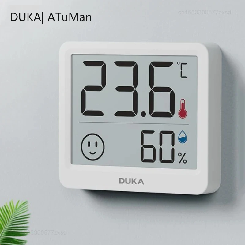 Temperatura Eletrônica e Umidade Medidor Alta Precisão Vertical Infantil Quarto Termômetro Digital Casa Duka-th1