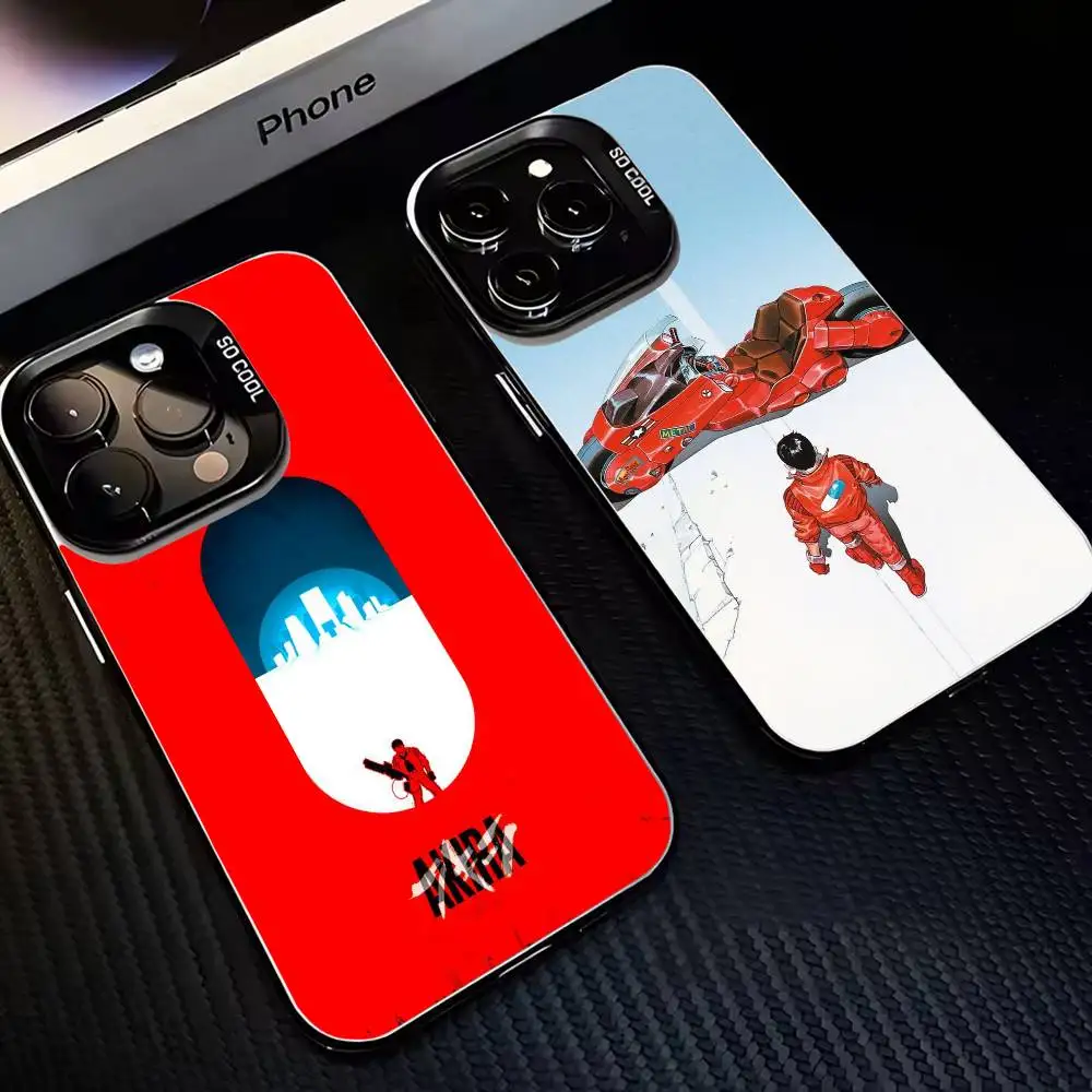 

A-Akira 1988 Film Phone Case For iPhone17,16,15,14,13,12,11 Plus,Pro Max Black Matte Shockproof Cover