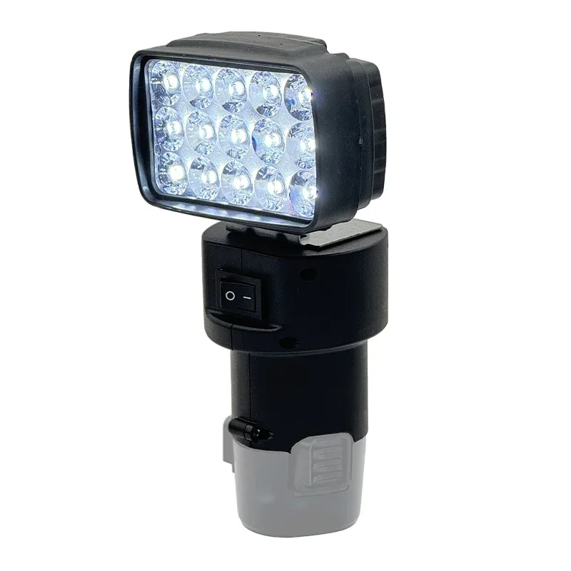 15 LED Portable Lantern Working Lamp Spotlight Flashlig For Lomvum DeYun ZhiPu FuGe for KoMax GCRAFT 12V 10.8V Lithium Battery