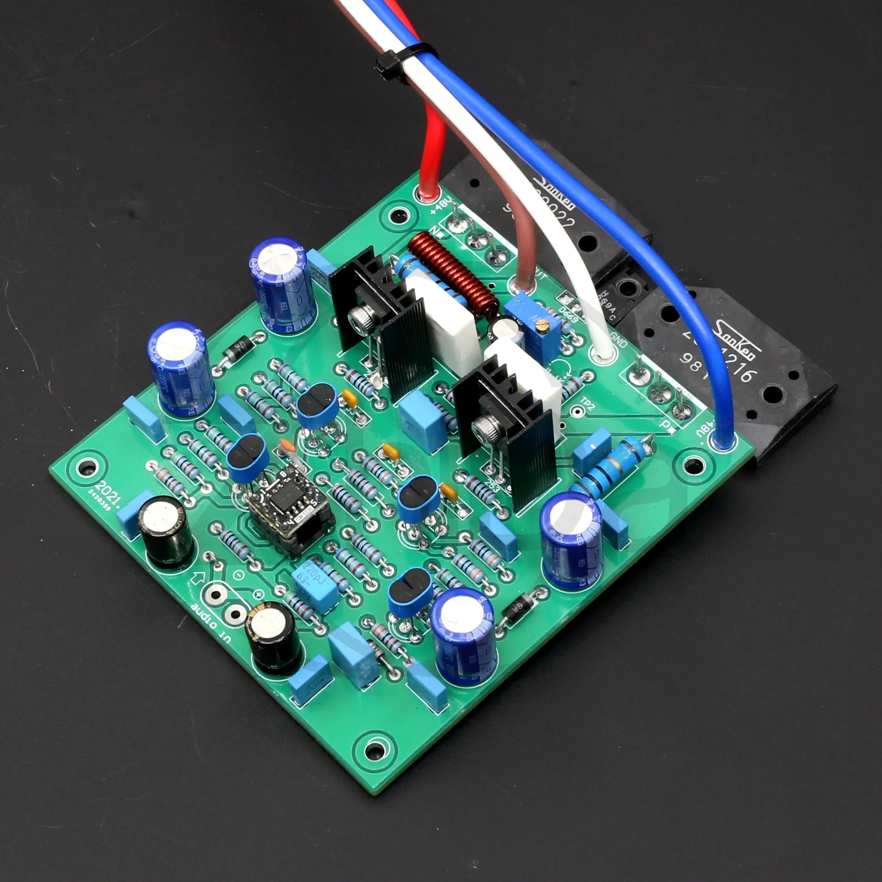 Single Mono Power Amplifier Board Classic Audio Circuit HiFi Amp Module With AP Audio Parameter Test Data For Speaker DIY