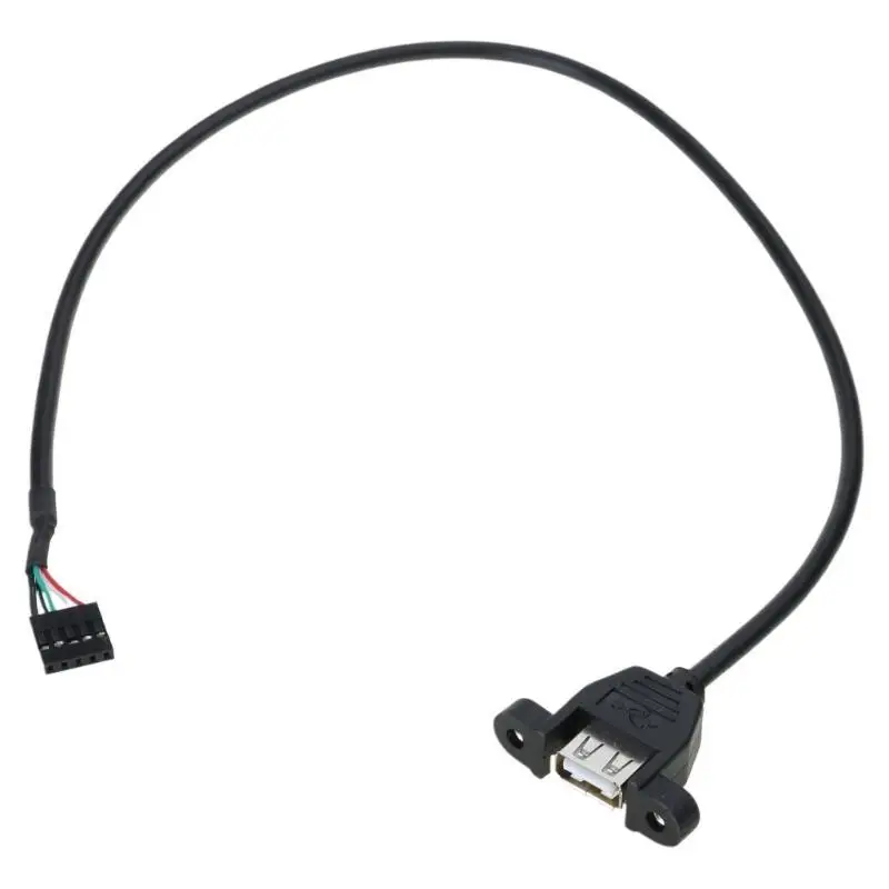 

R53C Reliable Internal USB IDC Header Cable USB2.0 Female to 5Pin Female USB IDC Header for Home Automation IntelligentDevice