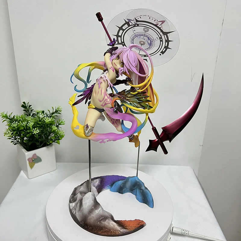 31cm No Game No Life Zero Jibril Great War Anime Figure Shiro Stephanie Dola Action Figure POP UP PARADE Schwi Doll Toy