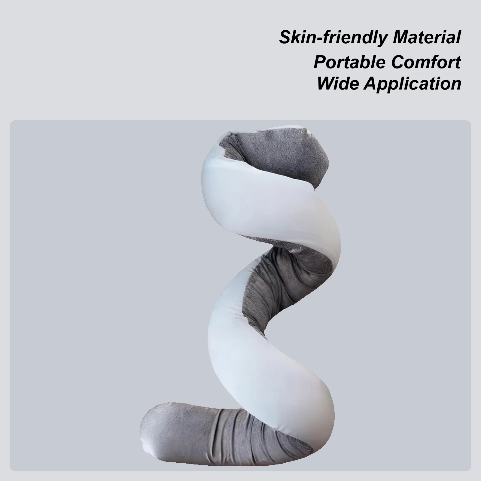 

Neck Pillow Foldable Spiral Breathable Support Airplane Pillow For Car Sleeping Back Chair Office Sleep Rest Bed