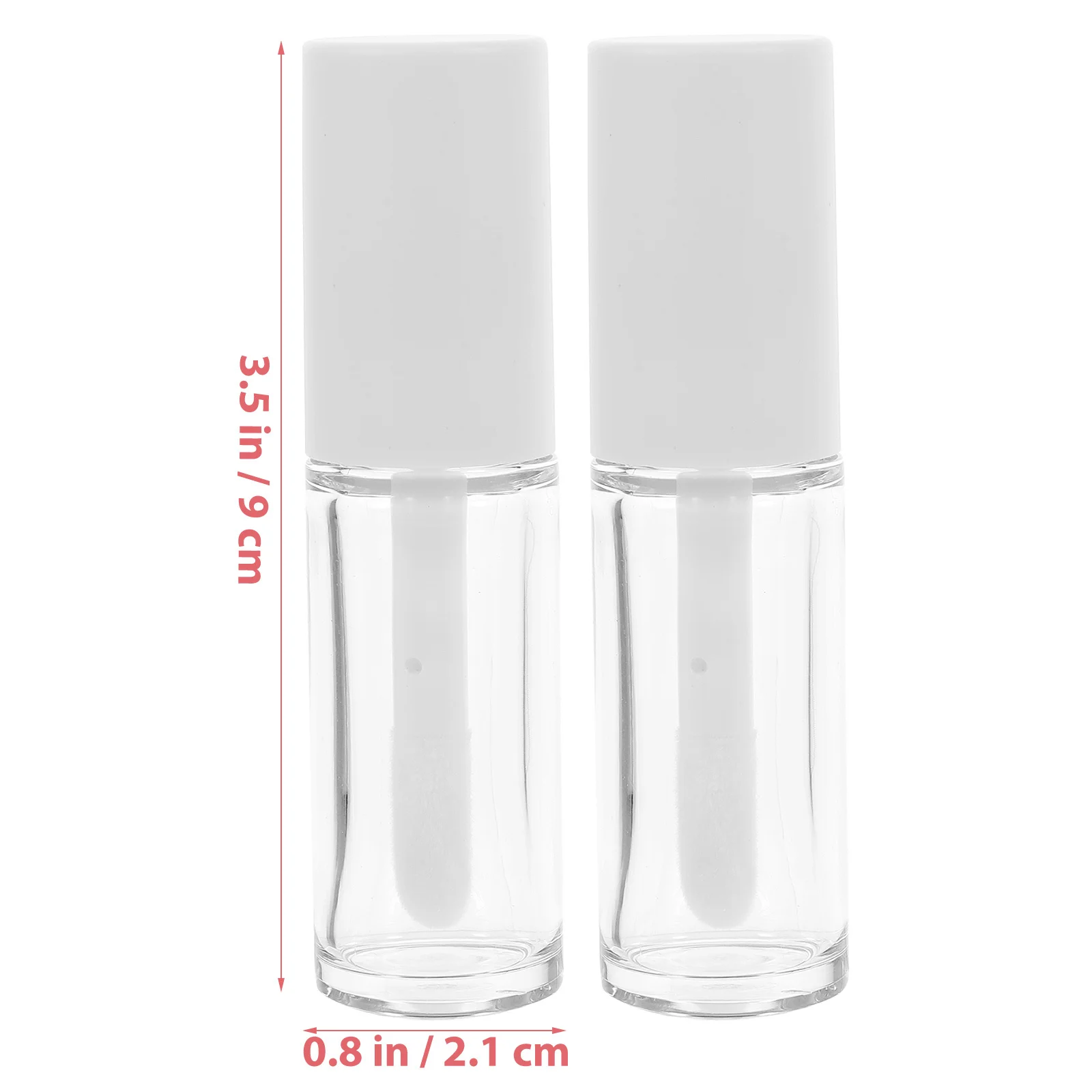 15 stks Lipgloss Buizen Hervulbare Lege Clear Lippenbalsem Containers Met Wand Voor Diy Reizen Lekvrije Kleine Formaat Make-up Tool
