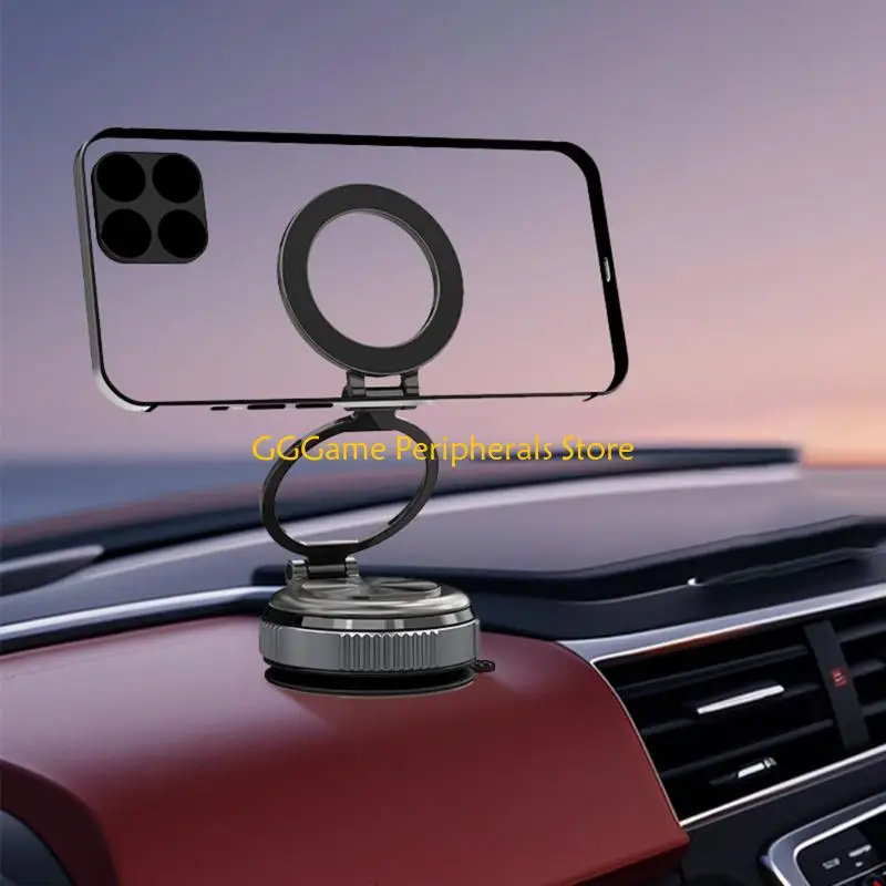 

U55B Крепление для смартфона на лобовое стекло, опорный кронштейн с вакуумным магнитным присасыванием, вращающийся на 360 для