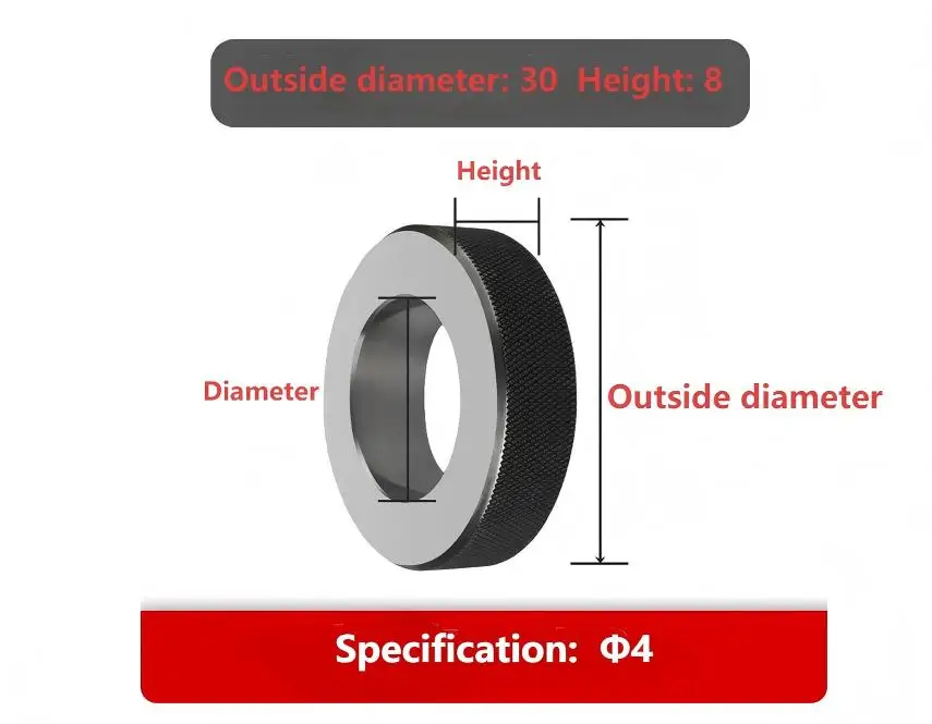 Calibration Gauge,Smooth ring gauge,Plain Ring Calibration GaugeSetting ring gauge,Measuring Tool,Dia 1 to 15mm