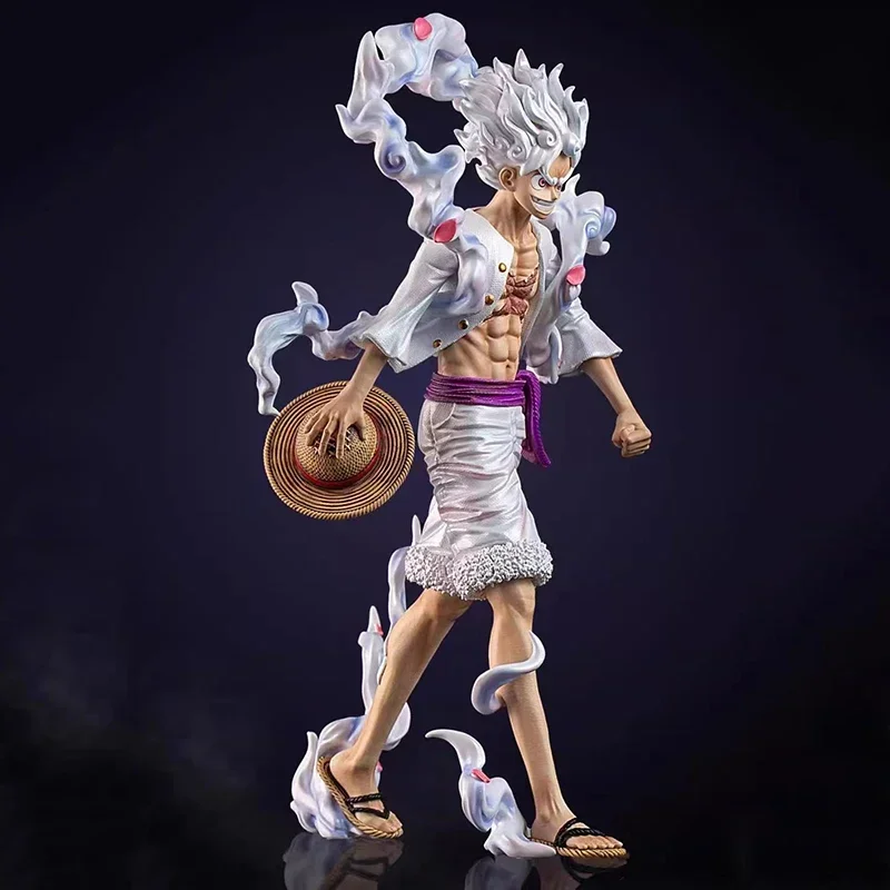 23cm Anime Zook Luffy One Piece GK NIKE Monkey D. Luffy Action Figures Pvc Statue Model Doll Collection Desktop Decorate Toys