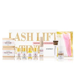 ICONSIGN Hot Sale Lash Lift And Eyelash Brow Tint Dual Use Kit Professional Lash Lifting Brow Dye Lash Lift Kit Eye Makeup Tools