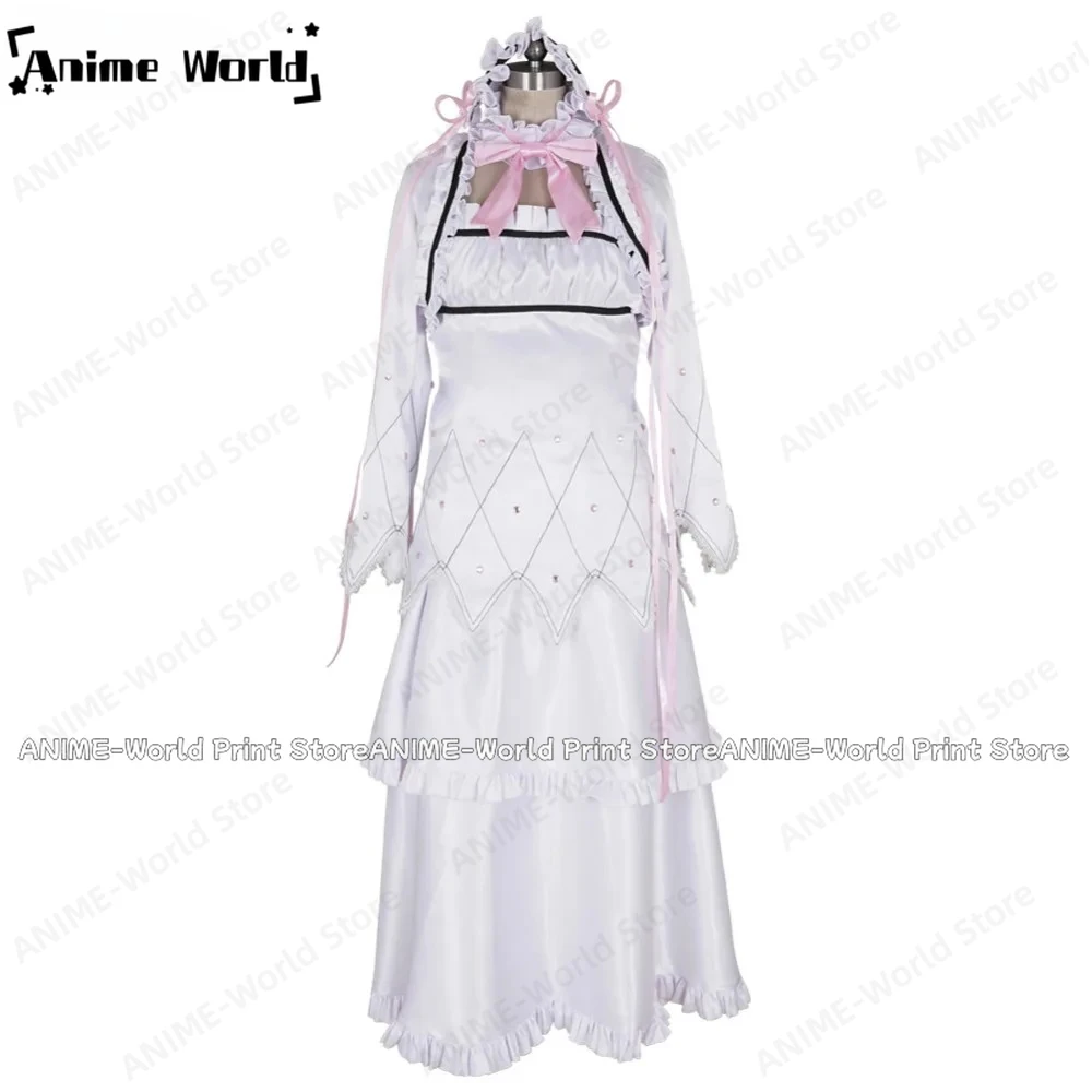 

《Нестандартный размер》Погрузка Стрига Чидори Йошино Косплей Костюм Белое готическое платье Лолиты Хэллоуин Рождество