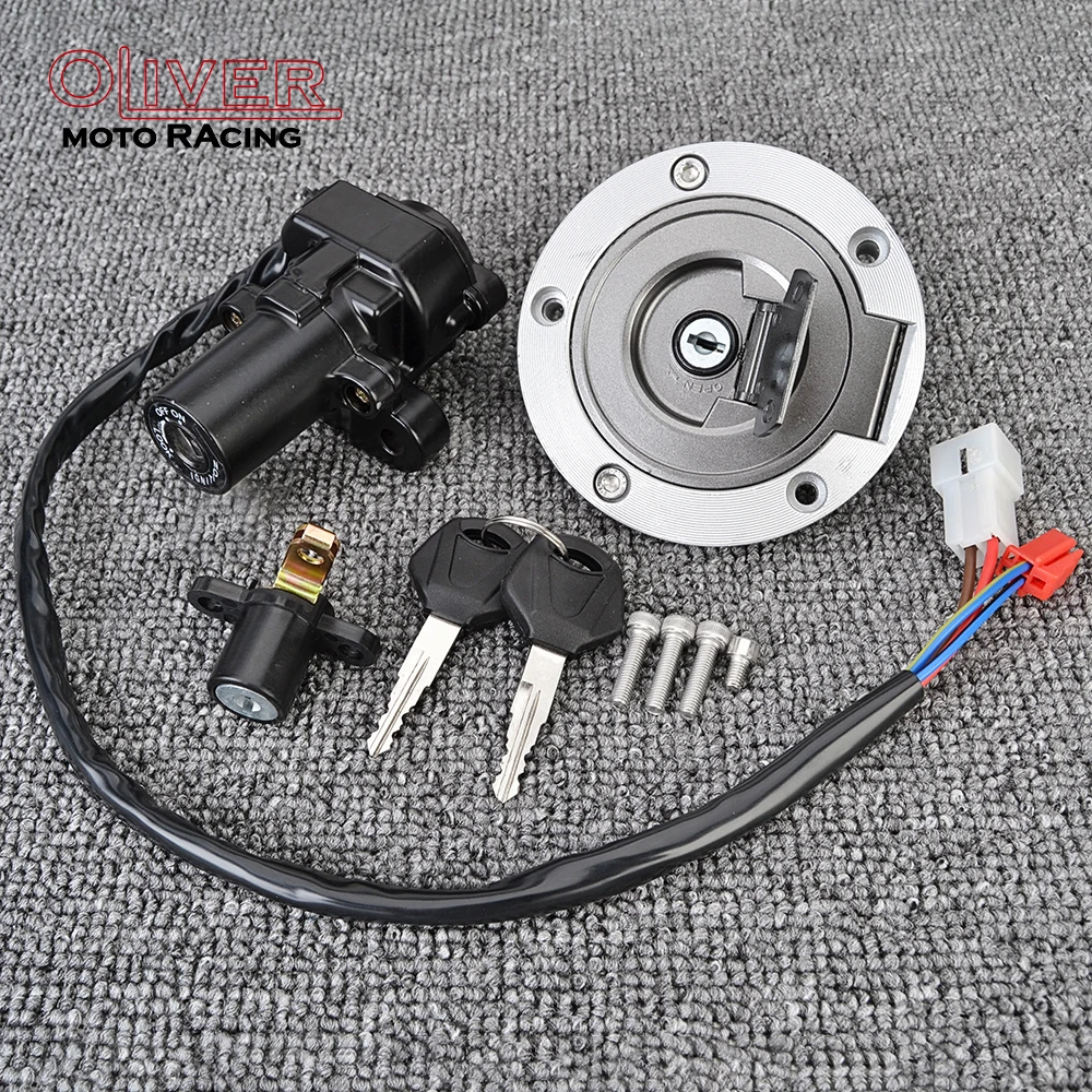 Ignition Switch Fuel Gas Cap Seat Lock For Yamaha XT660 XT660Z Tenere MT-03 YZF R6 R6 YZF-R1 R1 XJ6 XJ6F XJ6N FJ09 FZ09 FZ07 FZ1 - view 3