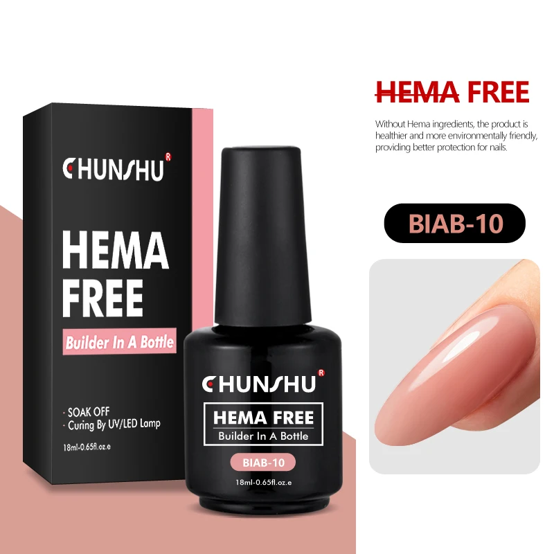 CHUNSHU Hema GRATIS Bouw UV Gel 18 ml Builder Nagelgel In Een Fles Semi Permanente Dikke Rubberen Basis Gel Extension nagels Art