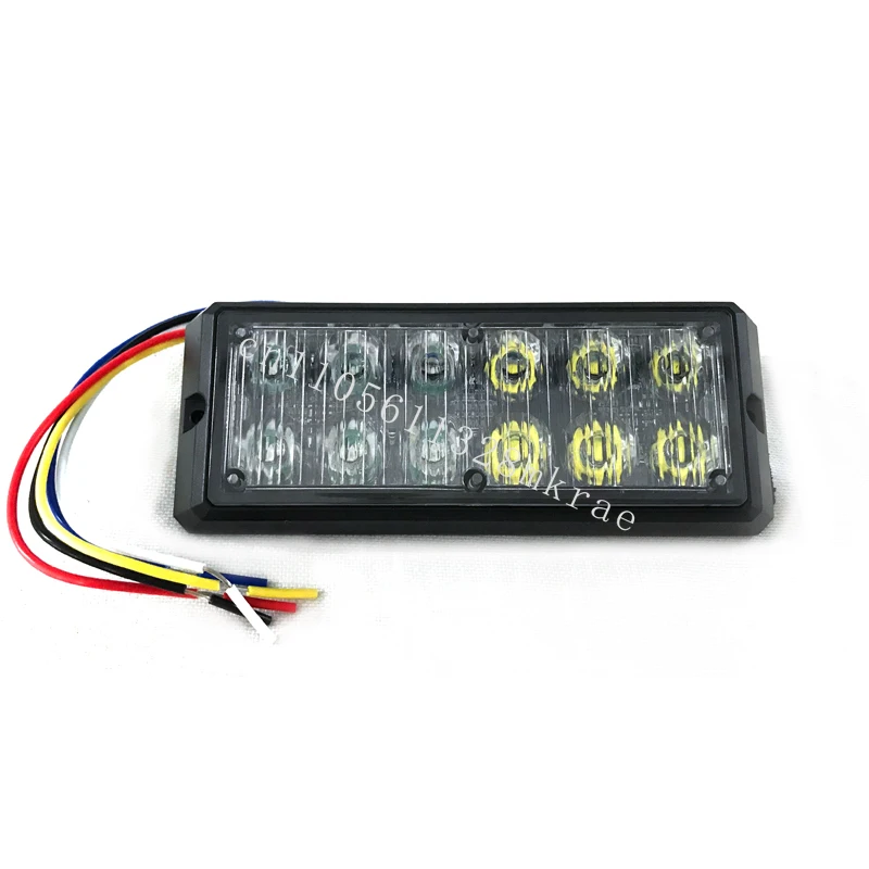 

New 12v Light Emitting Diode working strip for grille lighting or emergencies with stroboscopic warning