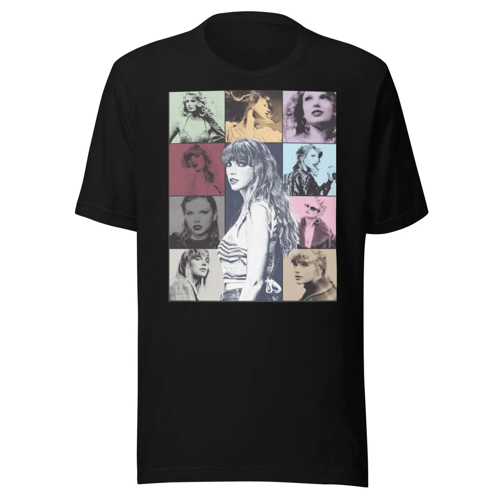 

Iconic Pop Star Tour T-shirt Short Sleeve Crewneck 100% Cotton Unisex Top Men's and women's T-shirts