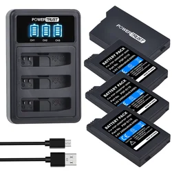2400mAh 3.6V Li-ion Rechargeable Battery Pack / 3 Slots USB Charger for Sony PSP 2000/3000/ PSP  Lite, PSP Slim PSP-S110 Console