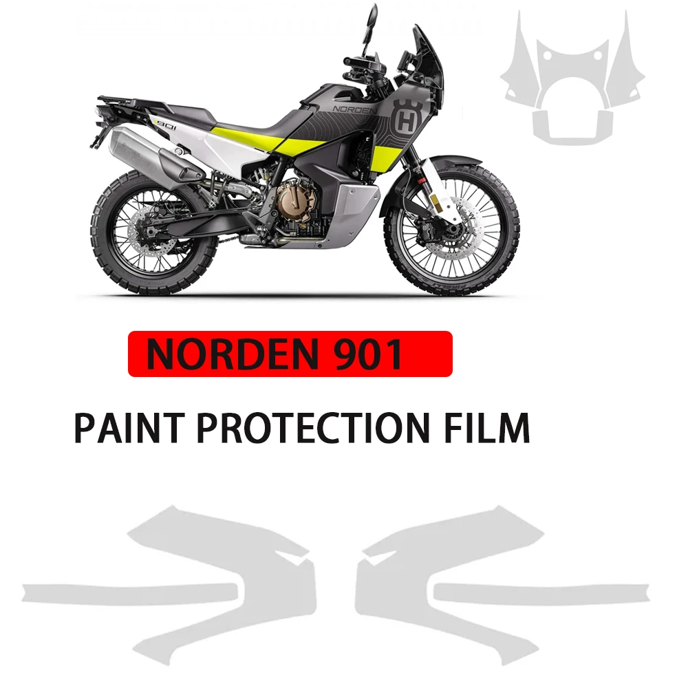 

For HUSQVARNA NORDEN 901 TPU Motorcycle PPF Transparent Ultra-Thin Anti-scratch Parts Fits Norden 901 Paint Protection Film