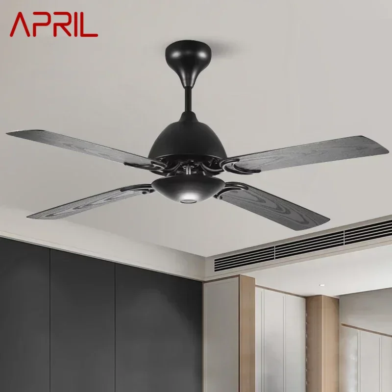 APRIL Nordic Without lights Ceiling Fan Modern Minima lism Living Room Bedroom Study Cafe Hotel