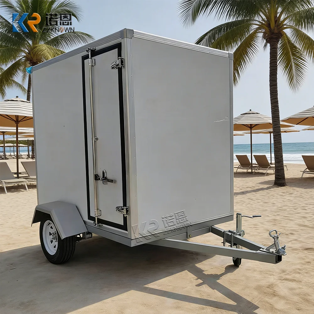 Durable Refrigerated Truck Industrial Reefer Truck Reliable Cold Chain Freezer Transport Trailer With Cooling System