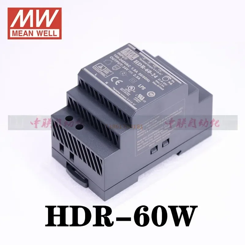 

Тайваньский импульсный блок питания Mingwei HDR rail DR-15/30/60/100/150W 5В/12В/24В/48В