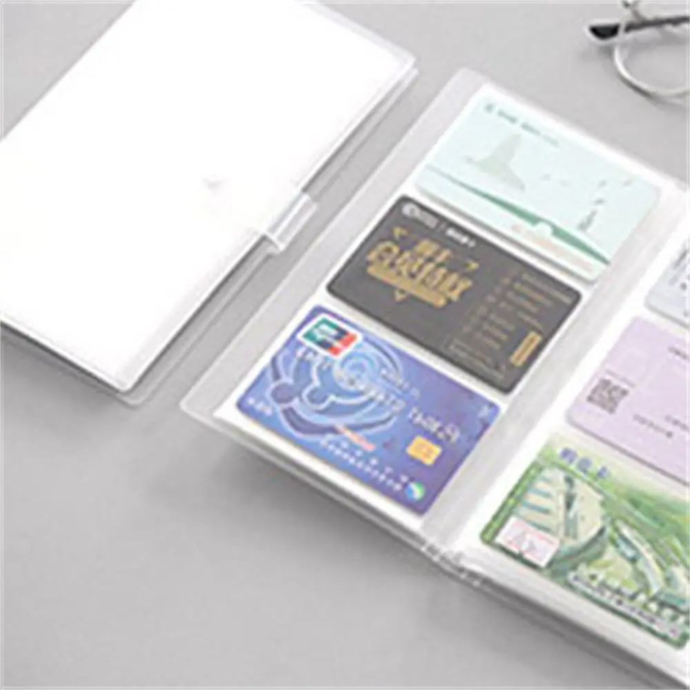 Card Photo Card Book Name Card School Supplies Card Stock Picture Storage Case ID Card Holder Ticket Collection Book Card Book