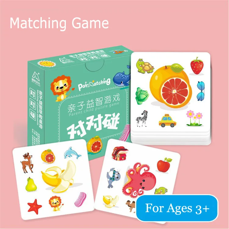 

Classic Card Game Pair Matching Games for Kids 2 -12 Years