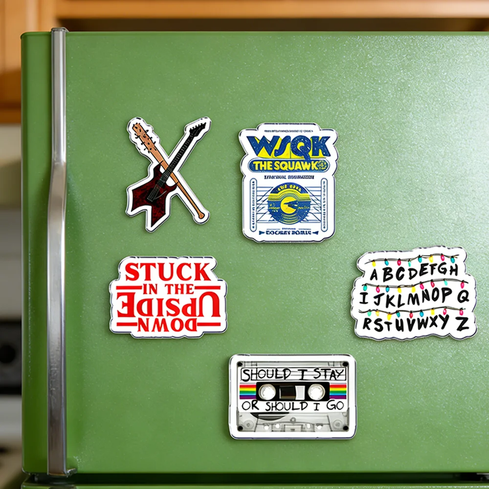 TV-Show-Kühlschrankmagnete stecken in der Upside Down Will Byers Eleven Mike-Aufkleber für Küche, Heimdekoration, einzigartige Geschenke für Freunde