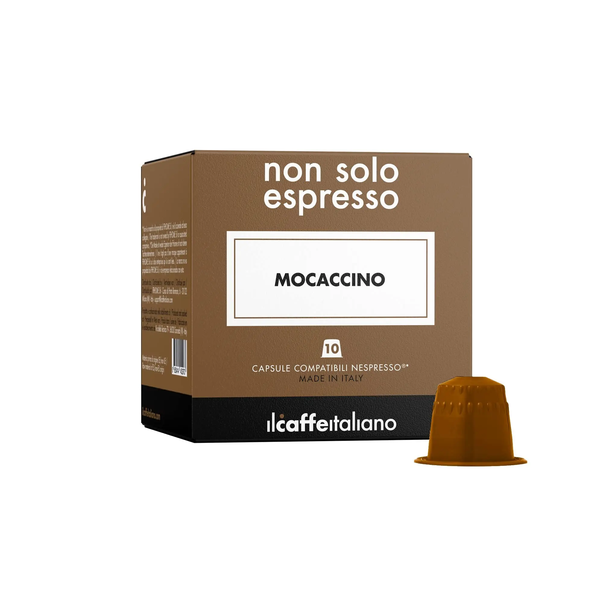 80 Mocaccino Capsules - Italiaanse koffie - Nespresso compatibele capsules ®