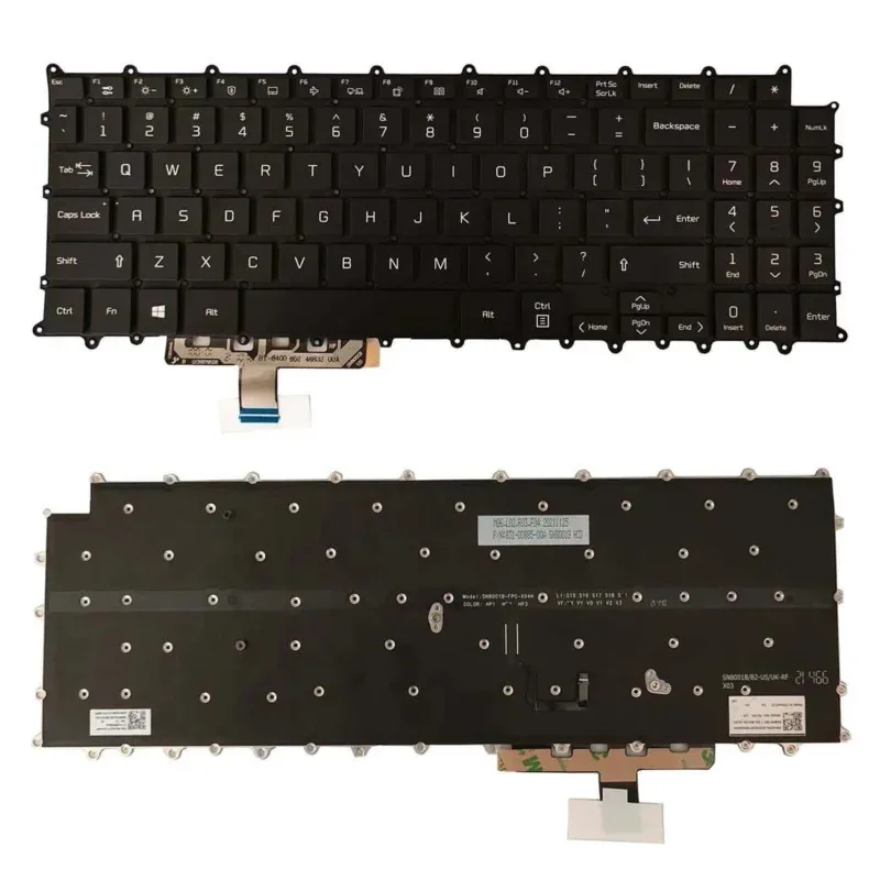 

AS.Новая клавиатура США для LG Gram 15Z90P 15Z90P-G 15Z90P-K 15Z90P-N 15Z90P-P с подсветкой.