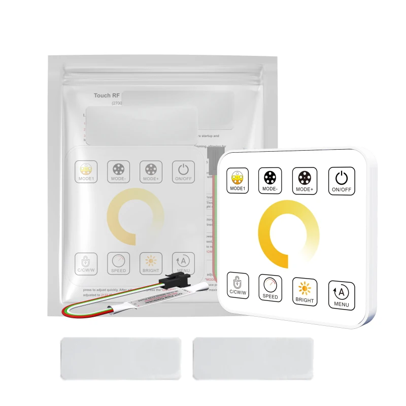 DC5-24V 86 Touch Panel Mini CCT Controller WS2811 Color Temperature Running Water Flowing Horse Race Led Strip Dimmers